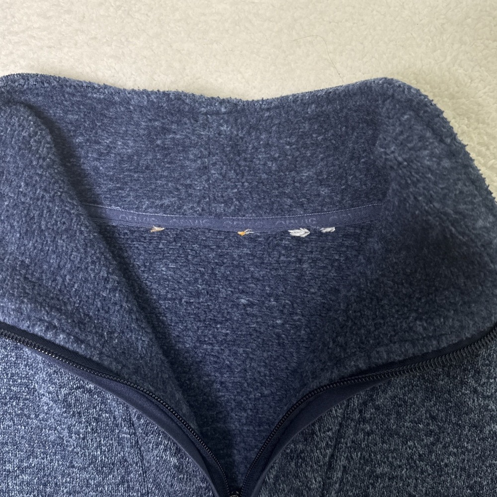 ORVIS R65 SWEATER FLEECE QUARTER-ZIP Women's M BLUE Pullover - Picture 6 of 10